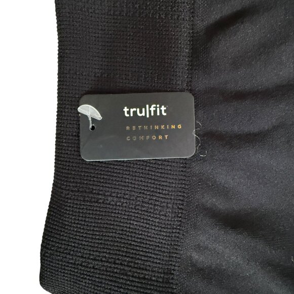 TruFit black stretchy pull on high rise leggings women's size small - Picture 6 of 7